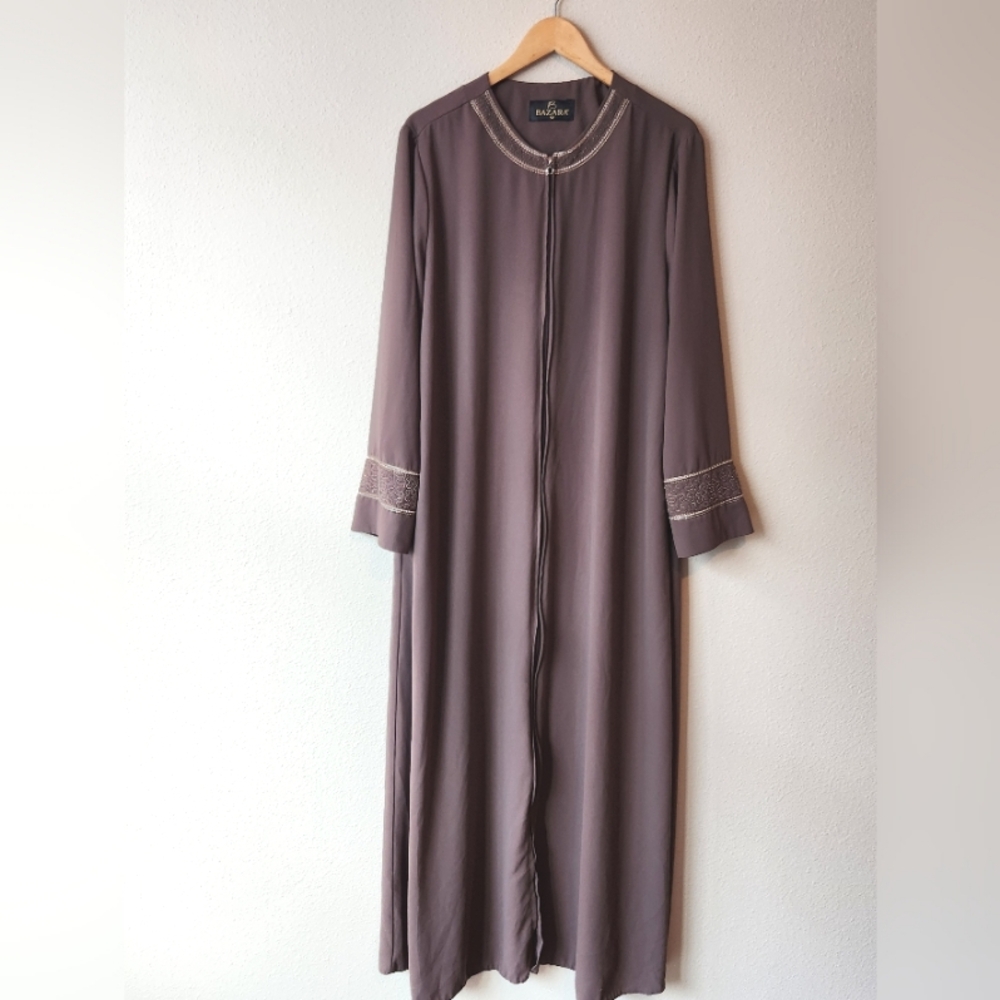 Elegant Mauve Kaftan